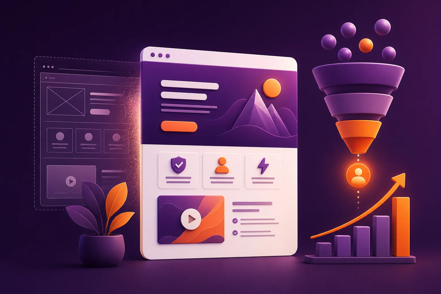 Conversion Landing Page Design independent marketing service